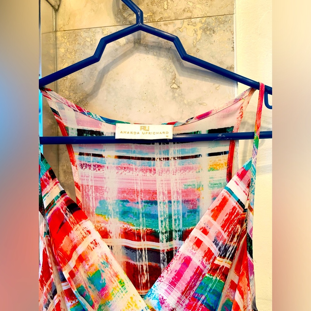 Multi colored midi dress